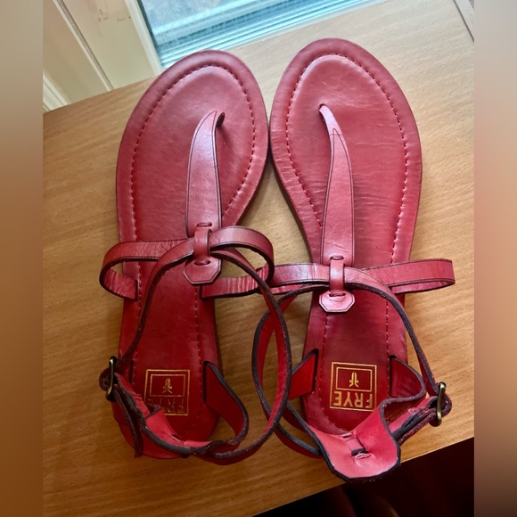 FRYE Leather Rachael Sandals - Picture 2 of 7